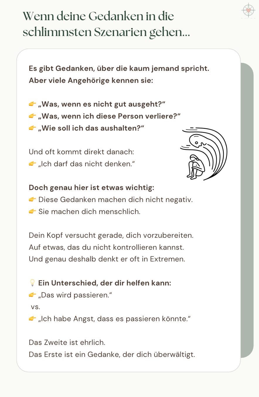 Wenn ein geliebter Mensch an Krebs erkrankt