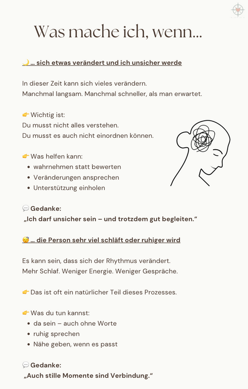 Der Palliativ Kompass für Angehörige